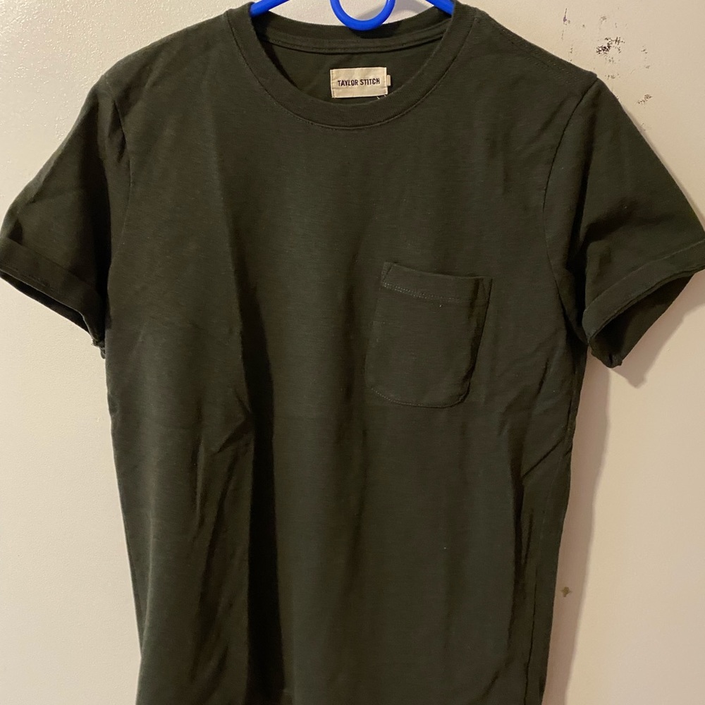 Taylor Stitch Heavy Bag Tee, M, Cypress